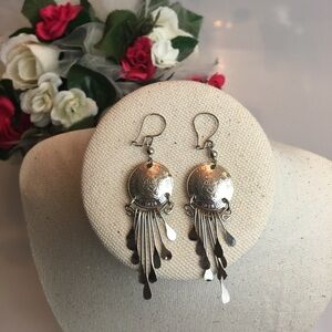 Coin Rain Drop Earring